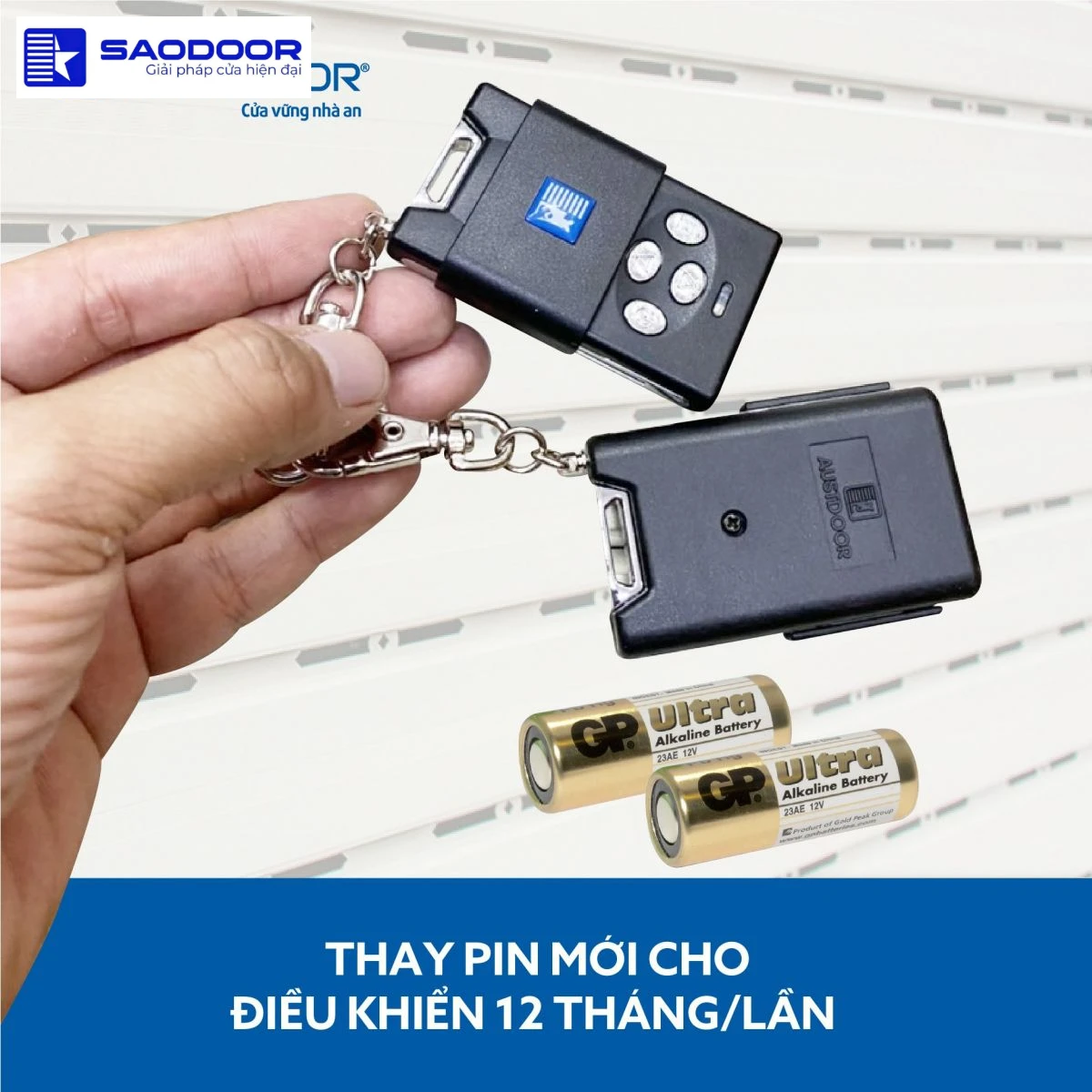 Remote điều khiển cửa cuốn từ xa phường Bình Tiên TP.HCM an toàn tiện lợi